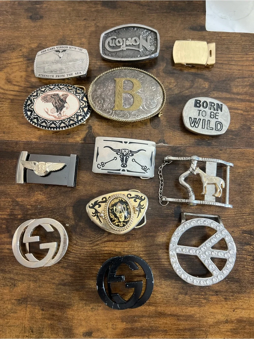 Mixed Men’s Money Clips and Buckle Accents - Gold & Silver Tones